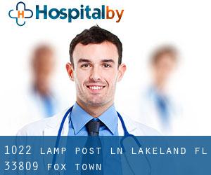 1022 Lamp Post Ln. Lakeland, FL 33809 (Fox Town)