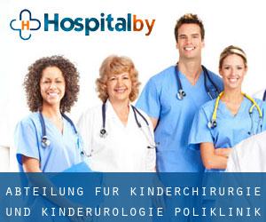 Abteilung für Kinderchirurgie und Kinderurologie - Poliklinik (Tubinga)