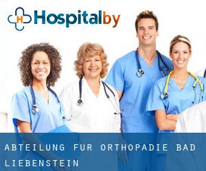 Abteilung für Orthopädie (Bad Liebenstein)