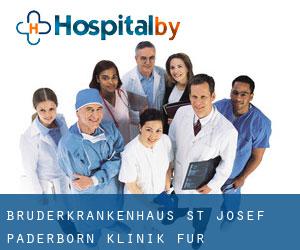 Brüderkrankenhaus St. Josef Paderborn Klinik für Gastroenterologie