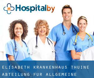 Elisabeth-Krankenhaus Thuine Abteilung für Allgemeine Chirurgie