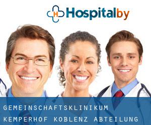 Gemeinschaftsklinikum Kemperhof Koblenz - Abteilung für Dialyse (Coblenza)