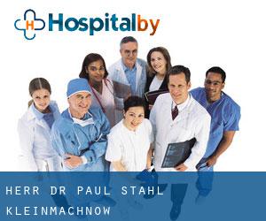 Herr Dr. Paul Stahl (Kleinmachnow)