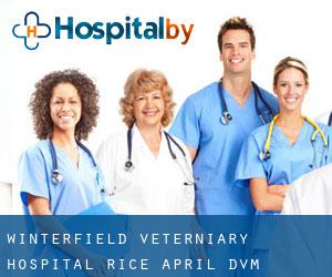 Winterfield Veterniary Hospital: Rice April DVM (Huguenot Springs)